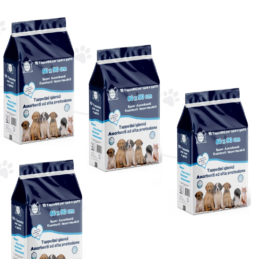 120pz Tappetini Igienici Traversine Cane Super Assorbenti 60x90cm con adesivo - immagine 2