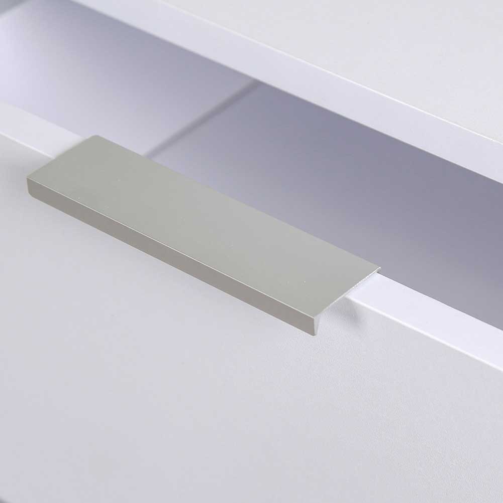 Mobile Comodino 3 Cassetti 40x46x61cm Design Moderno in legno MDF Bianco - immagine 6