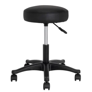 Sgabello Lavoro Girevole Seduta Morbida 10cm Altezza Regolabile Estetica Studio Medico