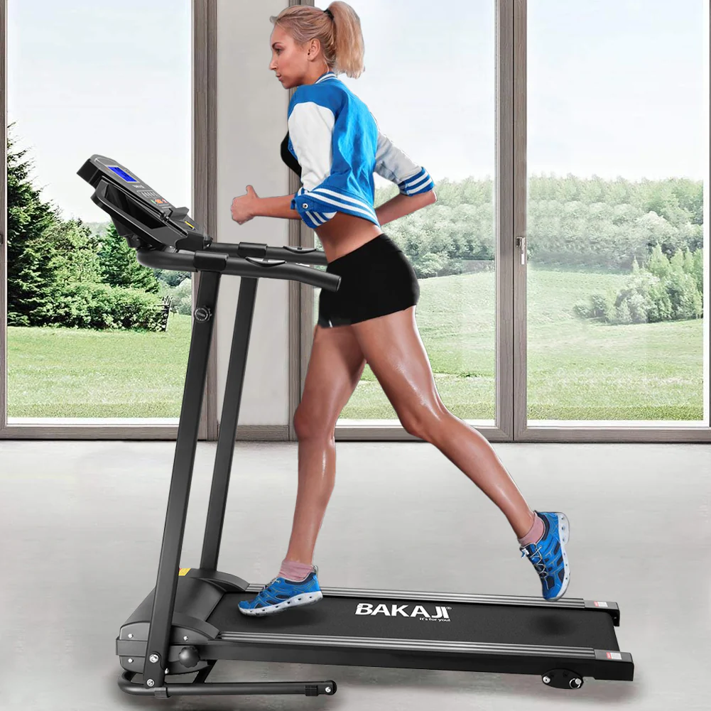 Tapis Roulant Elettrico Pieghevole Salvaspazio con 16 programmi e bluetooth - immagine 3