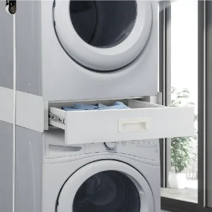 Supporto Universale per Lavatrice e Asciugatrice con Cassetto Estraibile - 100KG