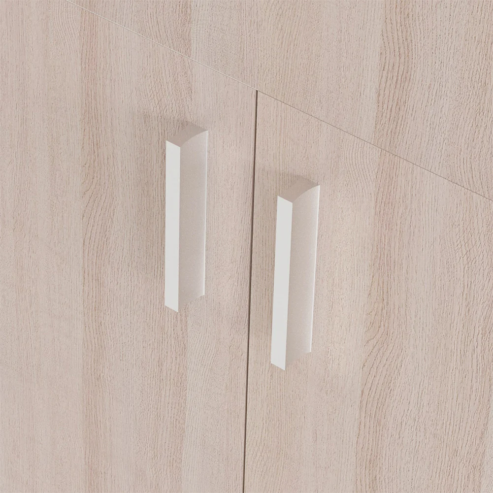 Mobile con Asse da Stiro Incorporato a Scomparsa Salvaspazio con Ripiani e Ruote Olmo - immagine 5