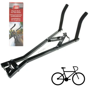 Supporto Porta Bicicletta da Gancio Traino max 45kg Acciaio Silver