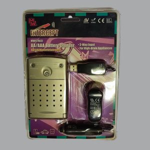 MW INTERCEPT MW1270-2 CARICABATTERIA AA/AAA CON ADATTATORE AUTO