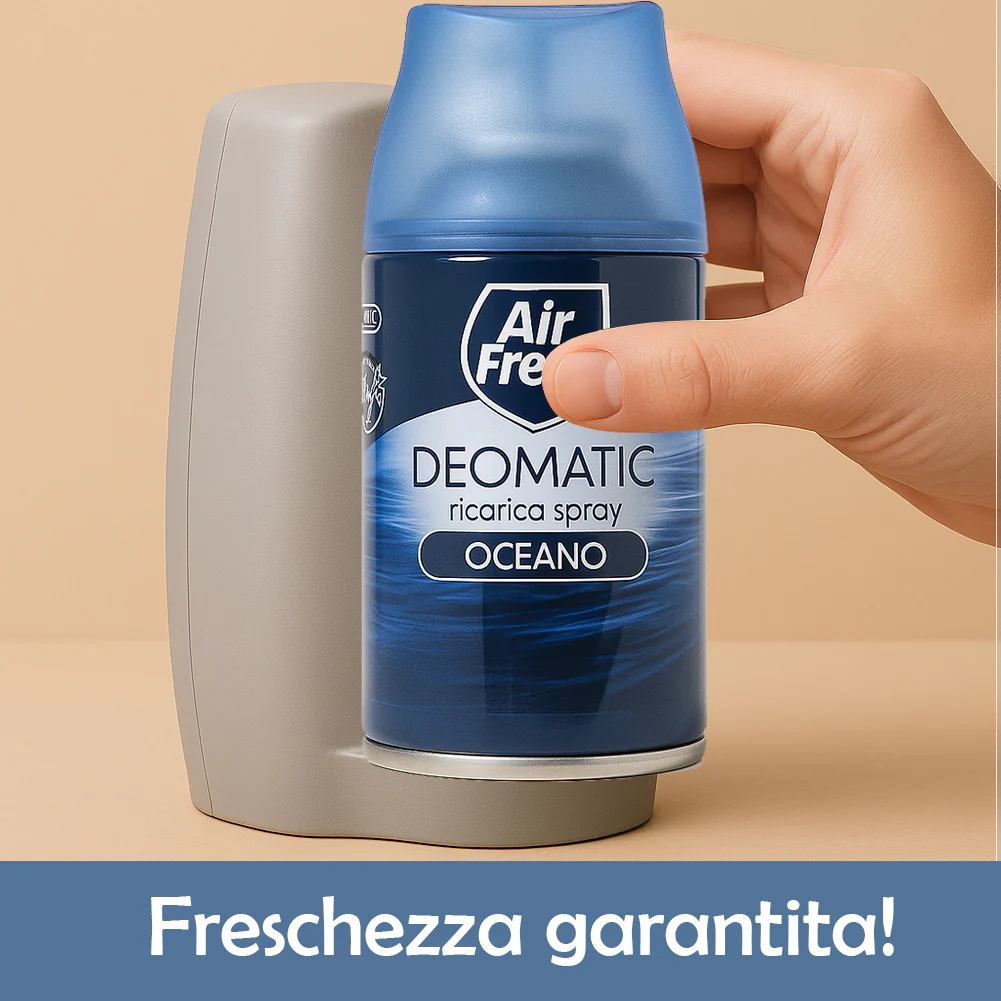 Air Fresh Deomatic Ricariche Profumatore Ambiente 6x250ml Spray Oceano Antiodore - immagine 6