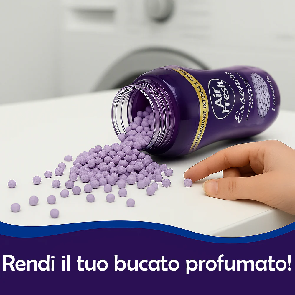 Air Fresh Cristalli Profumati Bucato e Aspirapolvere 6x275gr Fragranza Intensa Lavanda - immagine 3