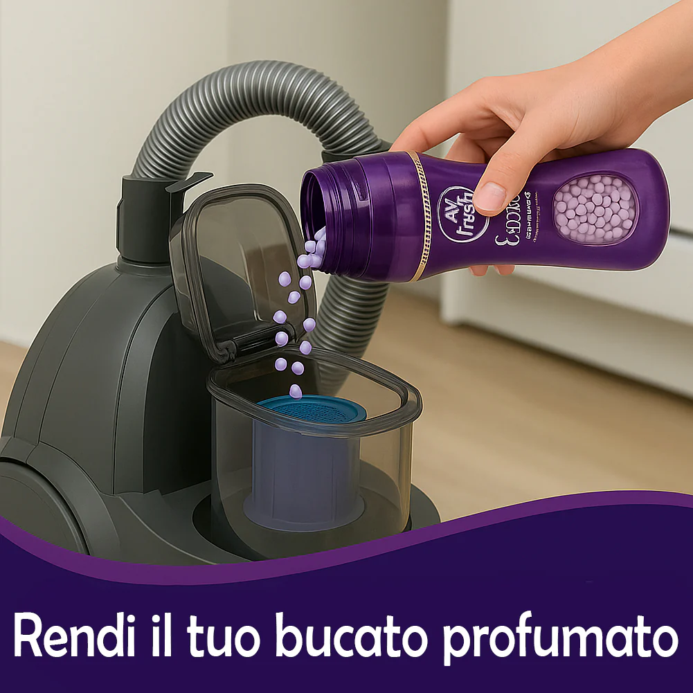 Air Fresh Cristalli Profumati Bucato e Aspirapolvere 6x275gr Fragranza Intensa Lavanda - immagine 4