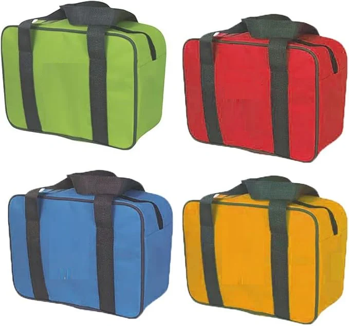 2Borse Termiche 24LT e 7LT con 2 Mattonelle Ghiaccio 400ml colore Verde - immagine 4