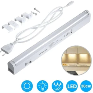 Lampada LED Sottopensile 30cm Barra Luce Bianco Naturale 330lm Ccucina Armadio