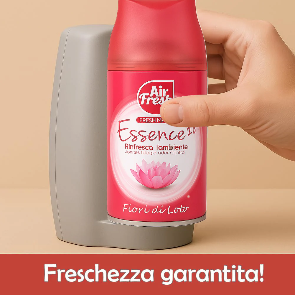 Air Fresh Deomatic Ricariche Profumatore Ambiente 6x250ml Spray Fiore di Loto Antiodore - immagine 6