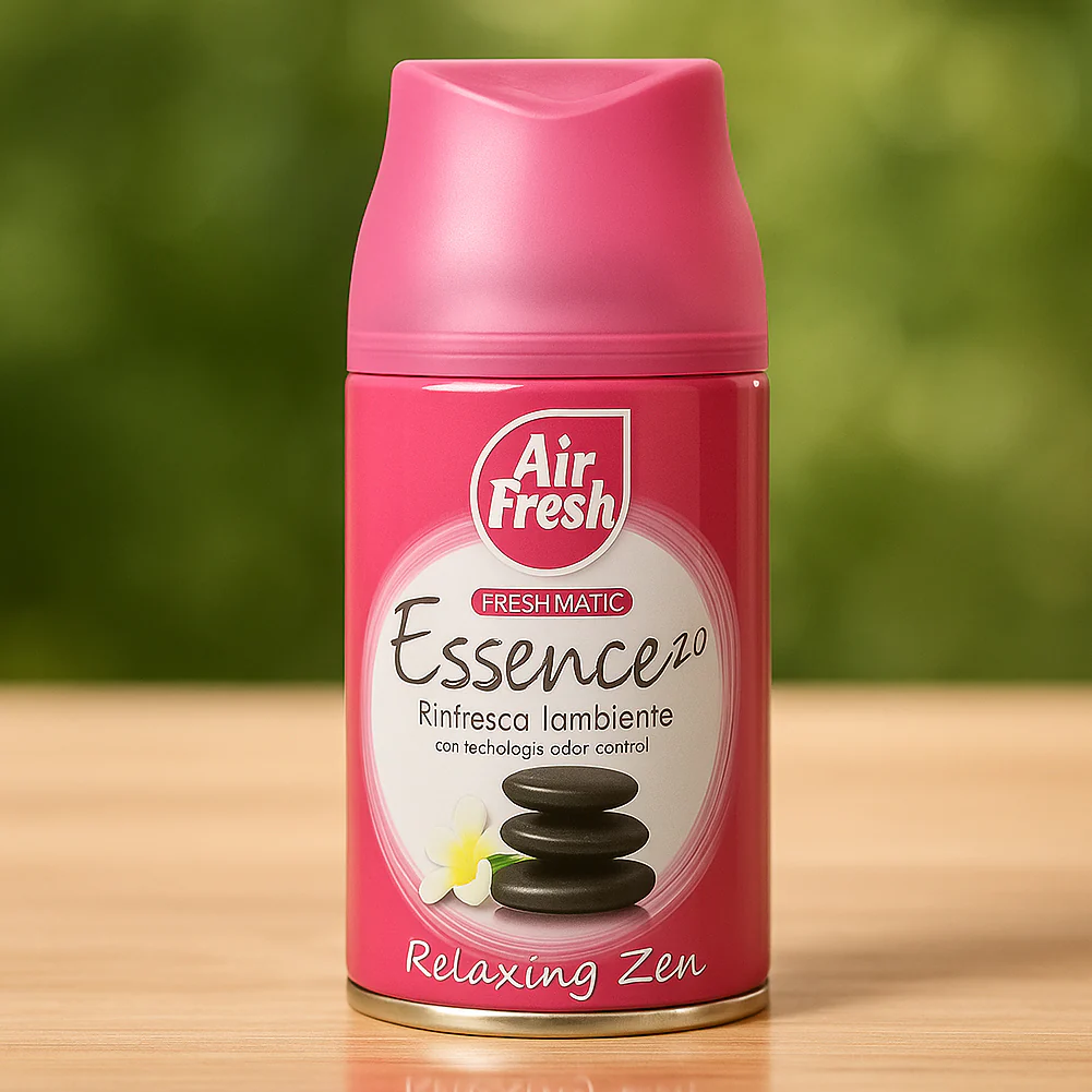 Air Fresh Deomatic Ricariche Profumatore Ambiente 6x250ml Spray Relaxing Zen Antiodore - immagine 6