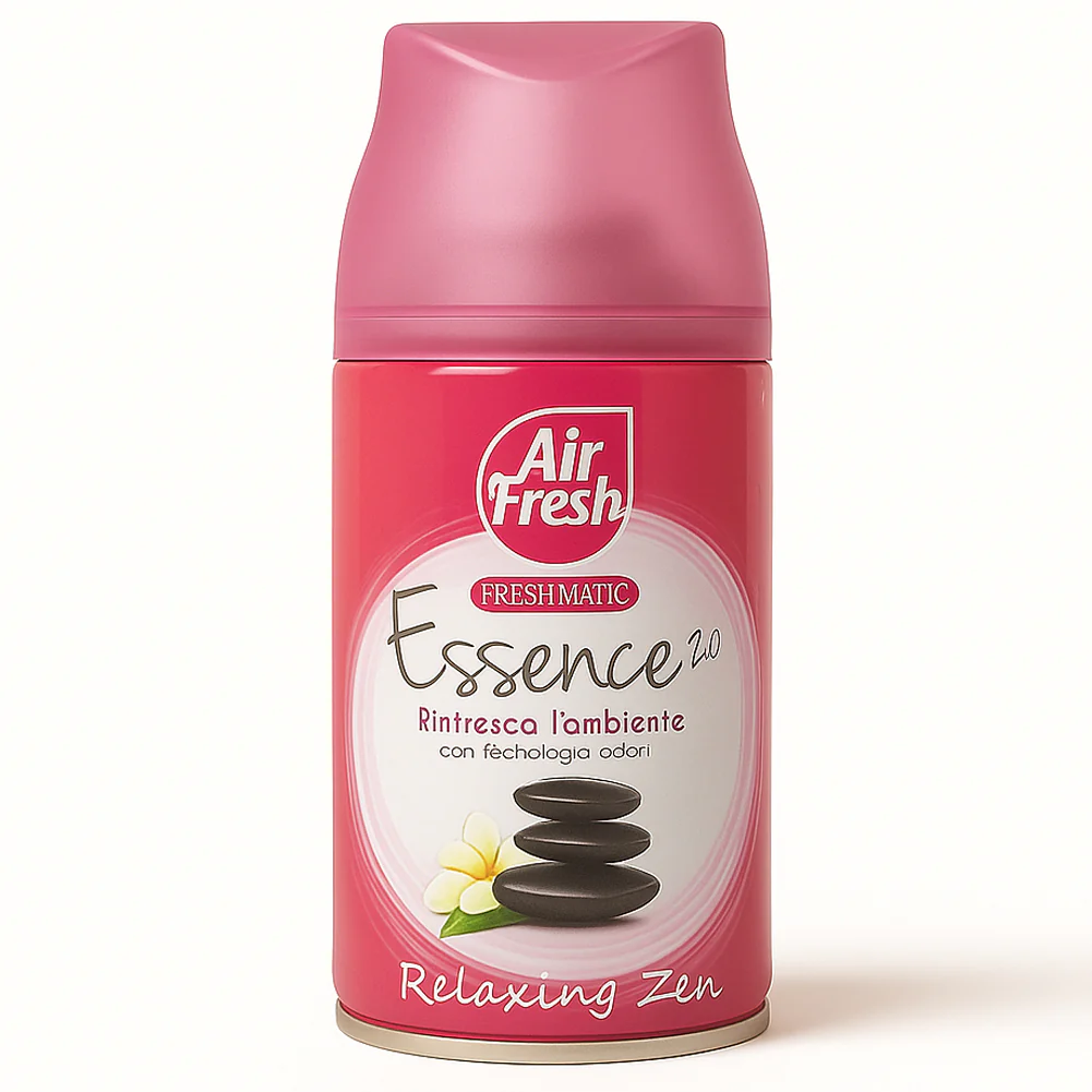 Air Fresh Deomatic Ricariche Profumatore Ambiente 6x250ml Spray Relaxing Zen Antiodore - immagine 3