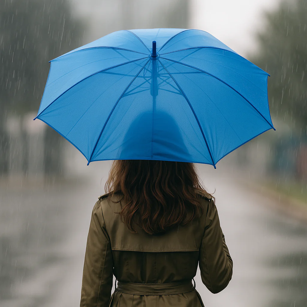 Kit 4 Ombrelli Trasparenti Automatici PVC Antivento Manico Curvo 8 Stecche Fibra di Vetro - immagine 8