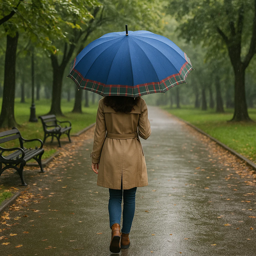 Kit 4 Ombrelli Grandi Automatici Antivento Uomo Donna 16 Stecche Fibra di Vetro - immagine 3