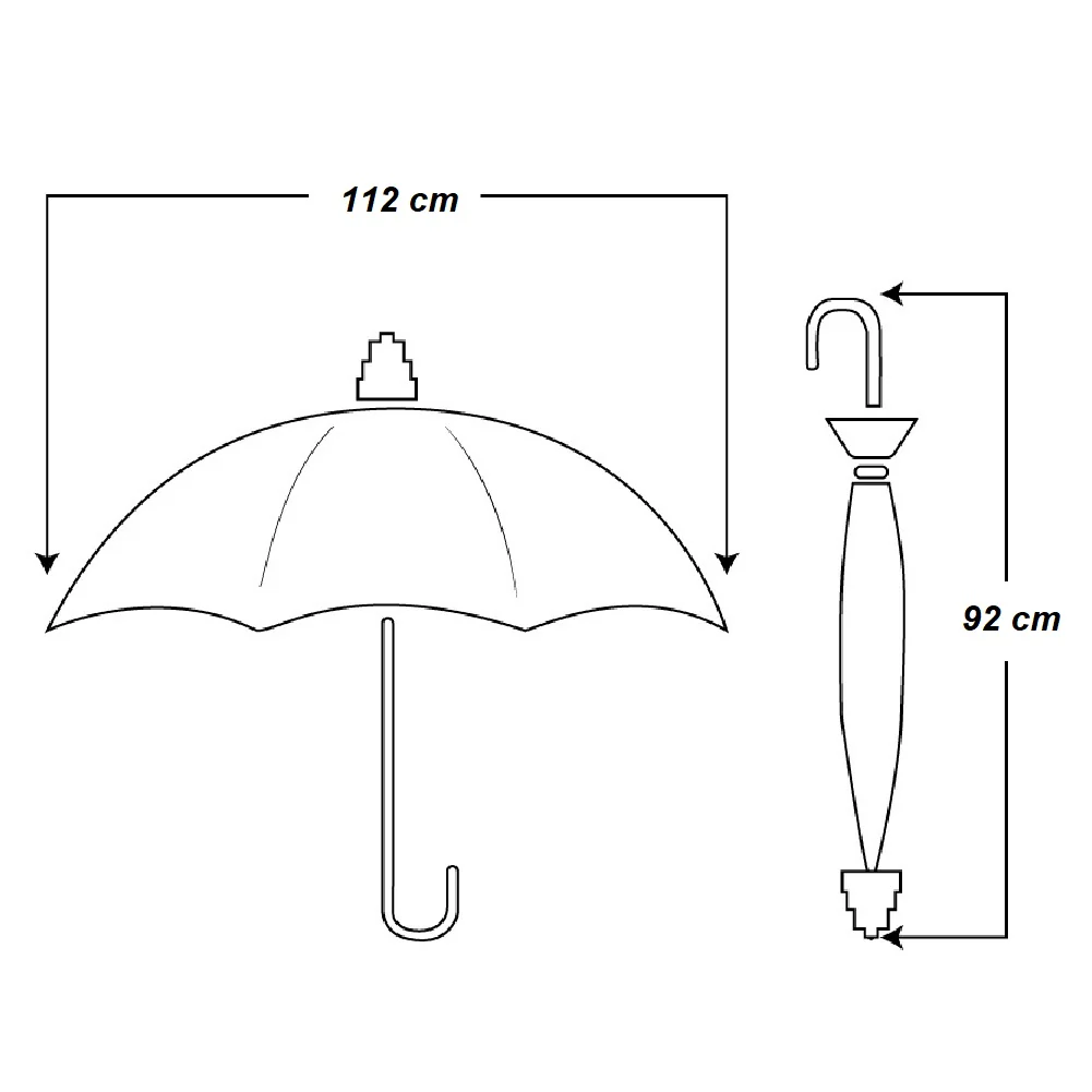 Kit 4 Ombrelli Grandi Automatici Antivento Uomo Donna 16 Stecche Fibra di Vetro - immagine 5
