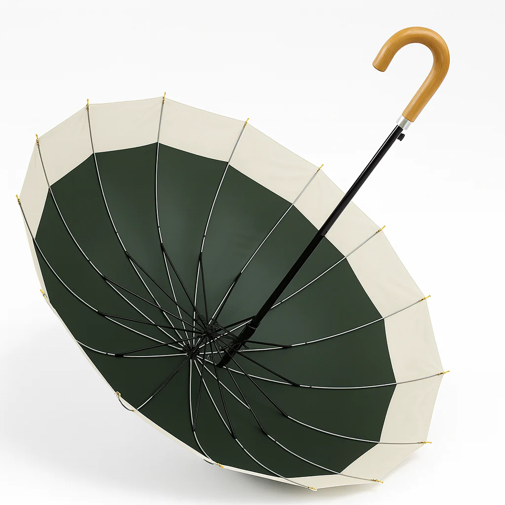 Kit 4 Ombrelli Grandi Automatici Antivento Uomo Donna 12 Stecche Fibra di Vetro - immagine 7