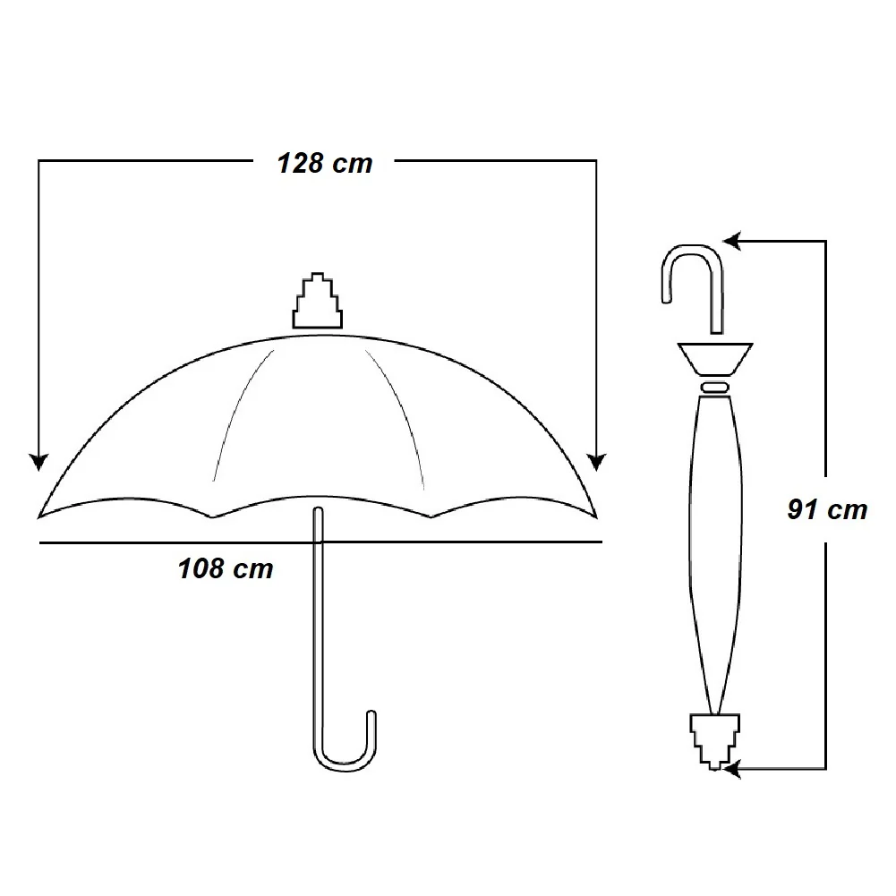 Kit 4 Ombrelli Grandi Automatici Antivento Uomo Donna 12 Stecche Fibra di Vetro - immagine 6
