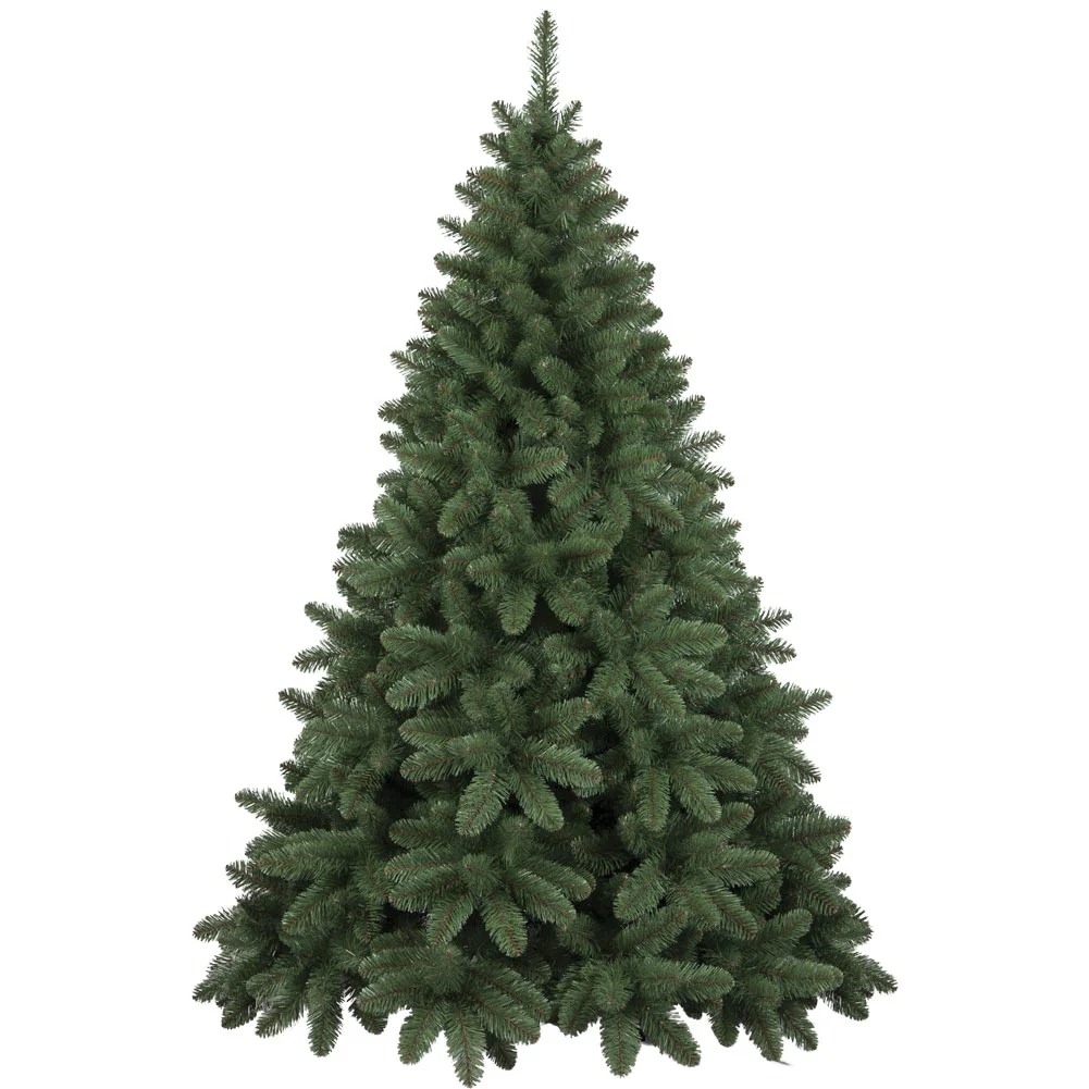 Albero di Natale 240 cm Pino Verde Molto Folto 1464 Rami Base in Ferro pieghevole - immagine 5