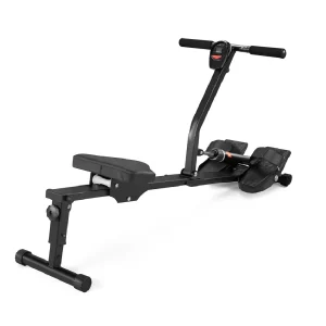 Vogatore Pieghevole Casa 12 Livelli Resistenza Display LCD Fitness Portata 120kg