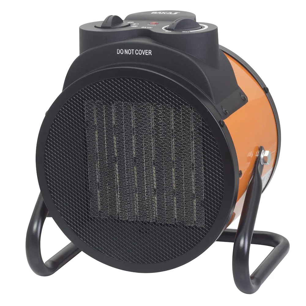 Stufa Elettrica Ceramica Industriale 2000W Termoventilatore Portatile Inclinabile - immagine 5