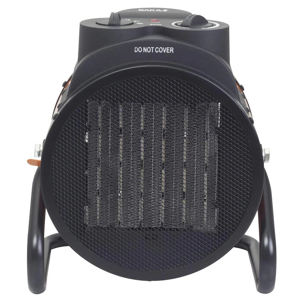 Stufa Elettrica Ceramica Industriale 2000W Termoventilatore Portatile Inclinabile - immagine 4