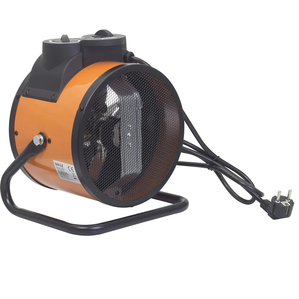 Stufa Elettrica Ceramica Industriale 2000W Termoventilatore Portatile Inclinabile - immagine 7