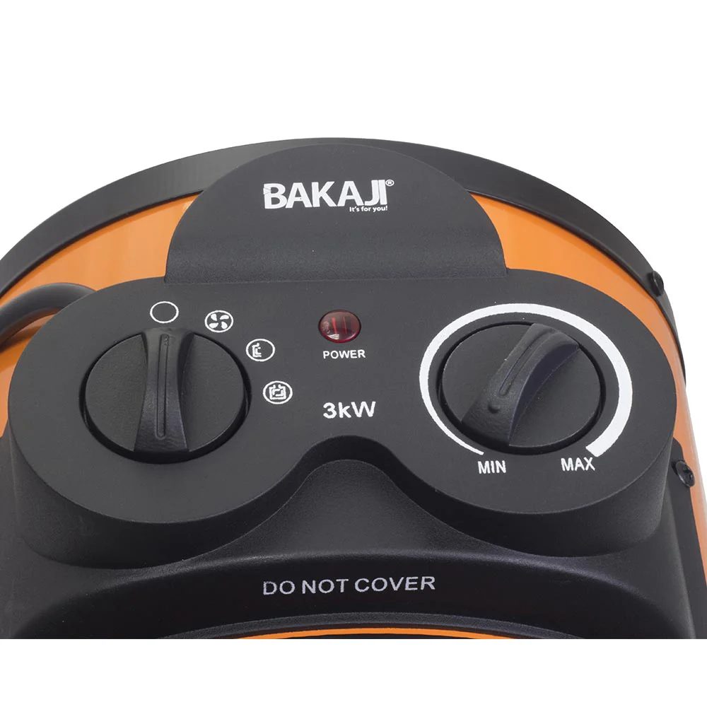 Stufa Elettrica Ceramica Industriale 2000W Termoventilatore Portatile Inclinabile - immagine 3