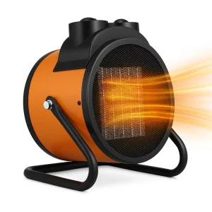 Stufa Elettrica Ceramica Industriale 3000W Termoventilatore Portatile Inclinabile