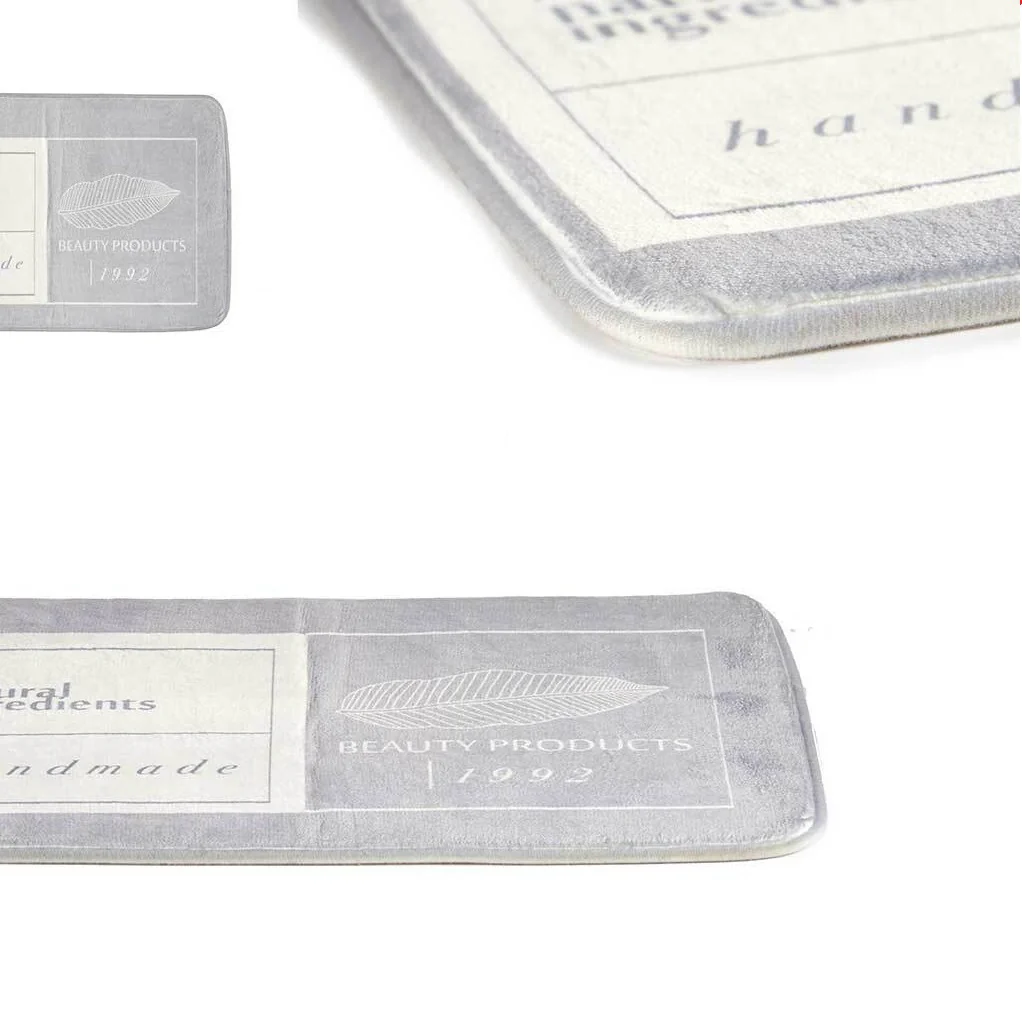 Tappeto da Bagno Beauty Super Assorbente 60 x 40 cm (Grigio) - immagine 5