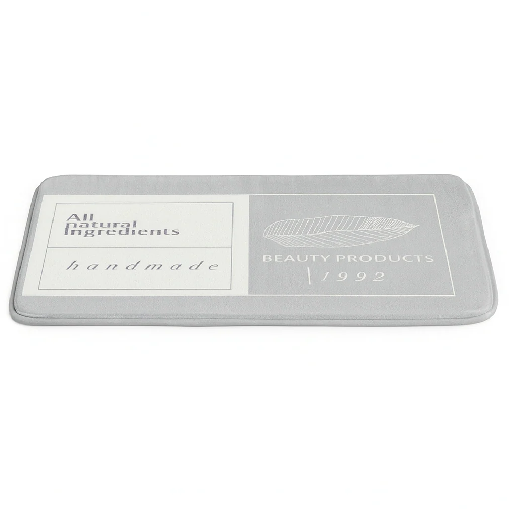 Tappeto da Bagno Beauty Super Assorbente 60 x 40 cm (Grigio) - immagine 6