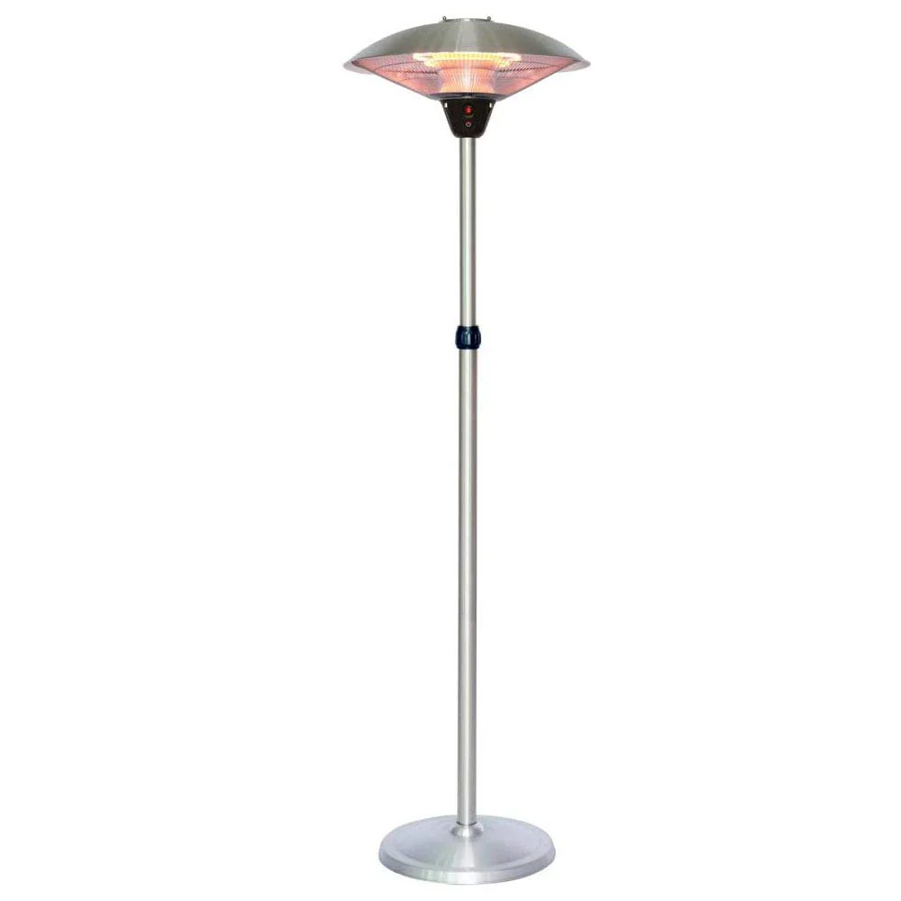 Stufa a Carbonio Patio Infrarossi Fungo Esterno 2000W Lampada Piantana IP34 - immagine 4