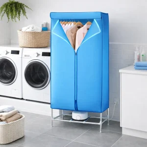 Asciugabiancheria Elettrico Armadio 1200W Stendino Asciugatrice Aria Calda