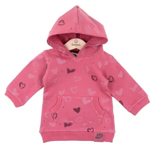 FELPA CON CAPPUCCIO NEONATA BABYBOL COD.231043