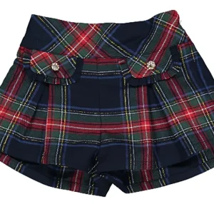 SHORT TESSUTO LANIERO QUADRI BIMBA MAULI 3-24M 71001