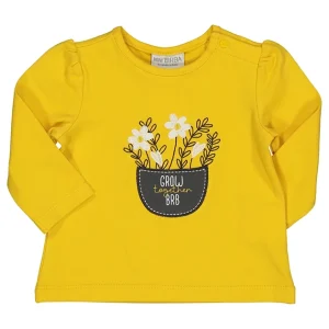 TSHIRT JERSEY STRETCH CARBON BIMBA BIRBA MAULI 3-24M 74010