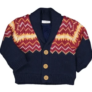 CARDIGAN TRICOT JACQUARD BIMBO MAULI 3-24M ART.76609