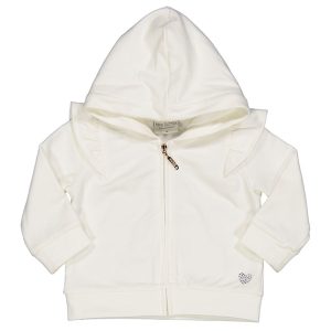 CARDIGAN C/CAPPUCCIO FELPA STRETCH GARZATA E SME BIMBA 3/30m MAULI 36015