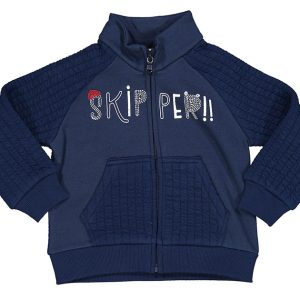 CARDIGAN JERSEY TRAPUNTATO + FELPA GARZATA E SME BIMBO 4/10a MAULI 36805