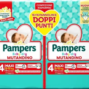 PAMPERS BABY DRY MUTANDINA FORMATO SCORTA