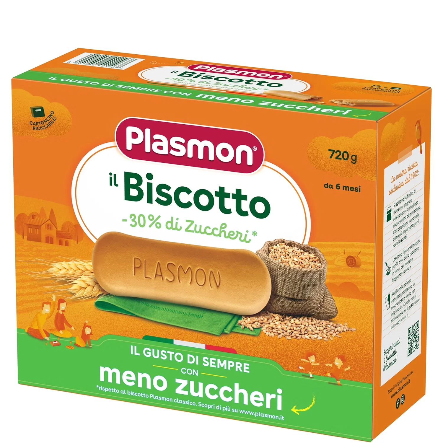 PLASMON BISCOTTO -30% DI ZUCCHERI - immagine 2