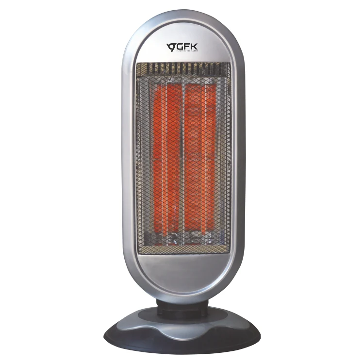 Stufa Elettrica al Carbonio 2 Livelli di Potenza H 61 cm Oscillante 900Watt - immagine 2