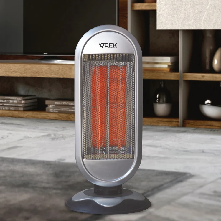 Stufa Elettrica al Carbonio 2 Livelli di Potenza H 61 cm Oscillante 900Watt - immagine 5