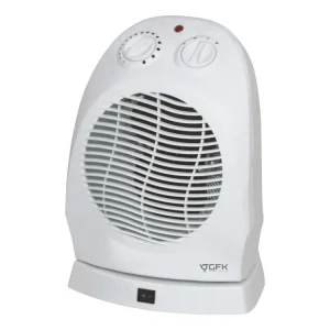Stufa Termoventilatore Caldo Bagno Oscillante 1000-2000Watt Termostato Regolabile
