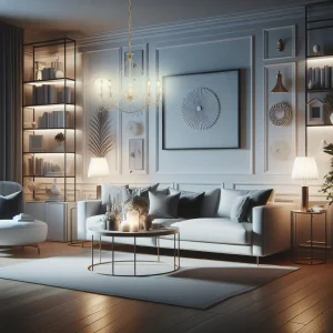 Lampadario Sospensione Metallo Verniciato Assia 5 luci E14 Avorio Oro Classico