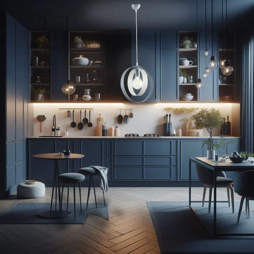 Lampadario Sospensione 1luce Metallo Verniciato Lavorato a Mano Bianco Cromo - immagine 4