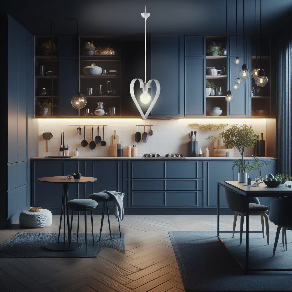 Lampadario Sospensione Metallo Colorato Lavorato a Mano 1luce E27 57W Grigio - immagine 8