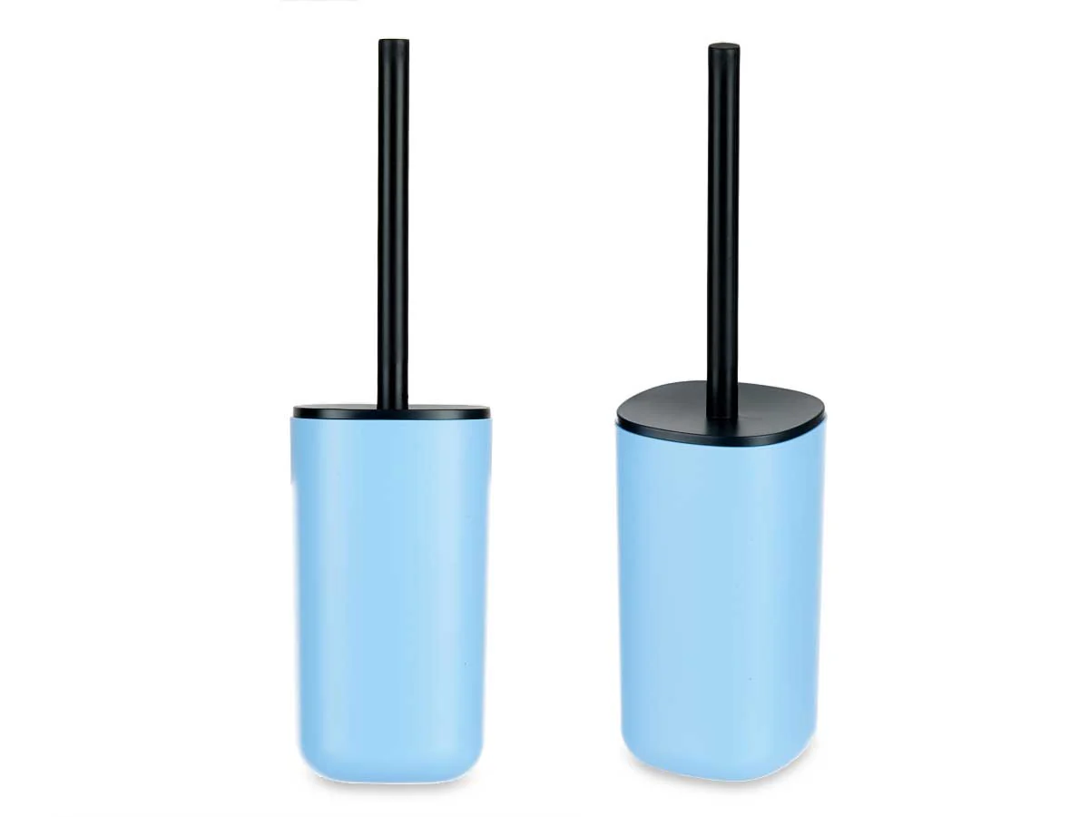 Accessori da Bagno Kit 4pz in Polipropilene Set completo per Bagno Azzurro - immagine 5