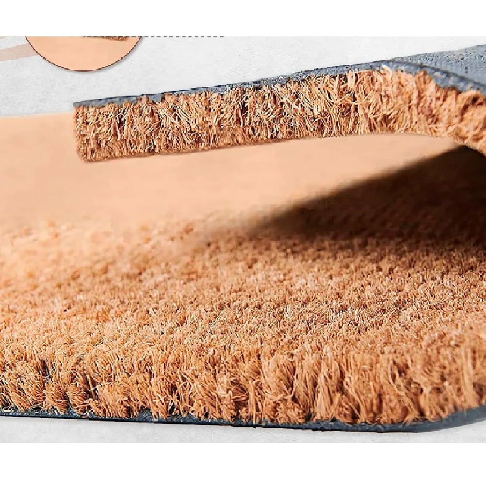 Zerbino in Cocco 2pz da 36x68cm Fondo in Gomma 1.6cm Vari Decori Antiscivolo - immagine 7