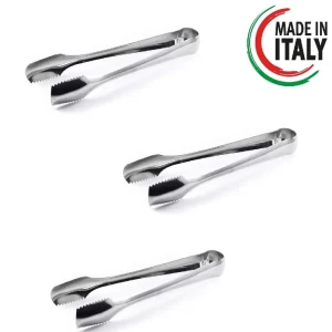 Kit 3pz Molla Ghiaccio Hotel Acciaio Inox18/C 9cm Lavabile in lavastoviglie
