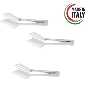 Kit 3pz Molla Spaghetti Hotel Acciaio Inox18/C 23.5cm Lavabile in lavastoviglie